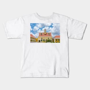 Fortkirche aka Fort Church in Fort Amsterdam Willemstad Curacao Kids T-Shirt